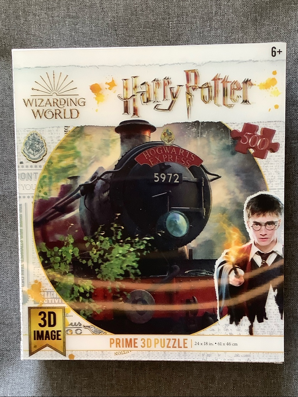 NWT Harry Potter Prime 3D Hogwarts Express 500 Piece Jigsaw Puzzle 🧩